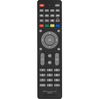 Универсальный пульт Huayu DVB-T2+3 (ver.2024 (корпус MTC DN300)+IP TV)